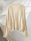 Chunky Cropped Button-Up Sweater Cardigan nicholesgifts