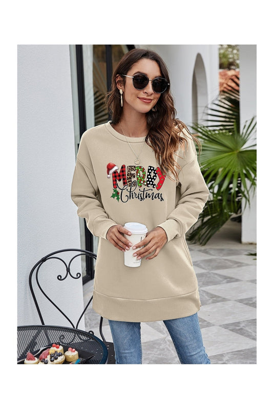 MERRY CHRISTMAS Graphic Sweatshirt
