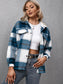 Ivy Lane Plaid Long Sleeve Shirt Jacket nicholesgifts
