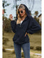 NicholesGifts Women Cable-Knit Long Sleeve Hooded Jacket nicholesgifts