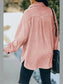 Button Up Collared Neck Long Sleeve Jacket nicholesgifts