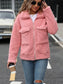 Zip Up Long Sleeve Plush Jacket nicholesgifts