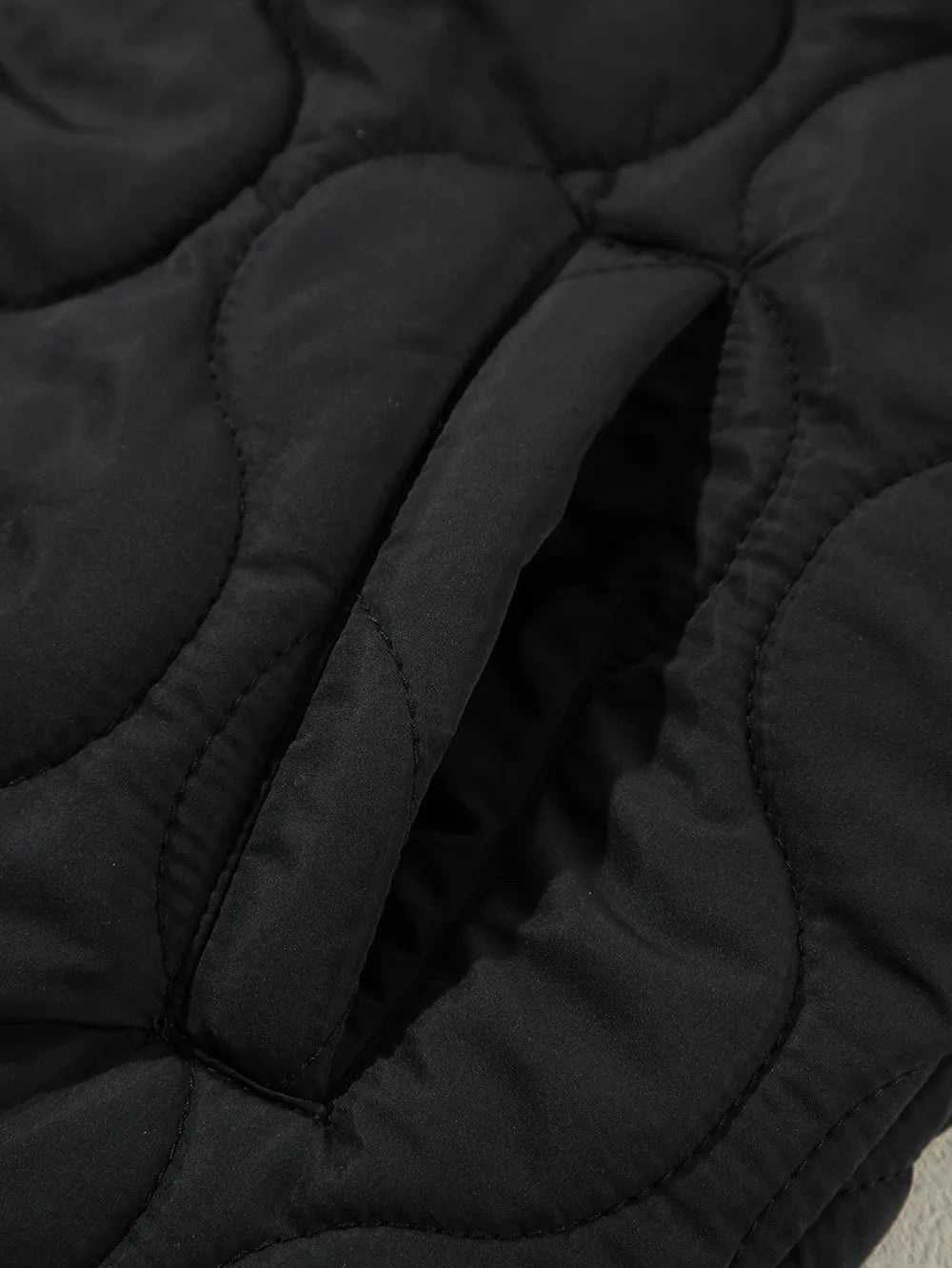 Drawstring Zip Up Hooded Vest Coat nicholesgifts