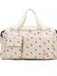 Strawberry Print Corduroy Travel Bag nicholesgifts