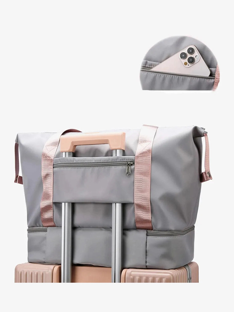Multi Pocket Nylon Travel Bag nicholesgifts