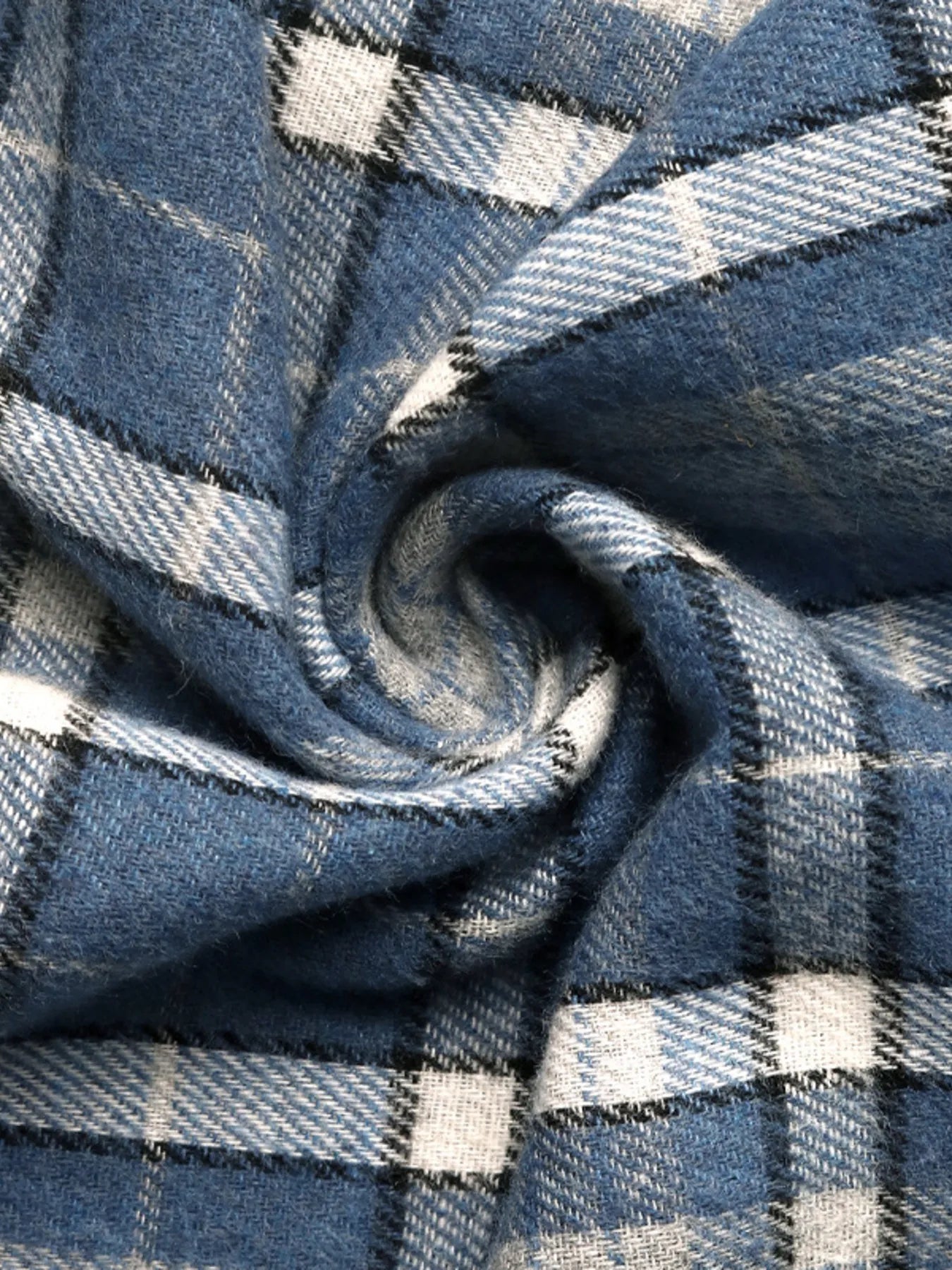 Plaid Button Up Long Sleeve Shirt Trendsi