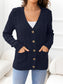Button Down Cable-Knit Cardigan nicholesgifts