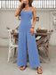 Spaghetti Strap Wide Leg Jumpsuit nicholesgifts