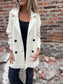 Full Size Texture Knit Longline Coat Plus Size nicholesgifts