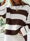 Round Neck Long Sleeve Sweater Trendsi