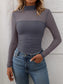 Mock Neck Long Sleeve Top nicholesgifts