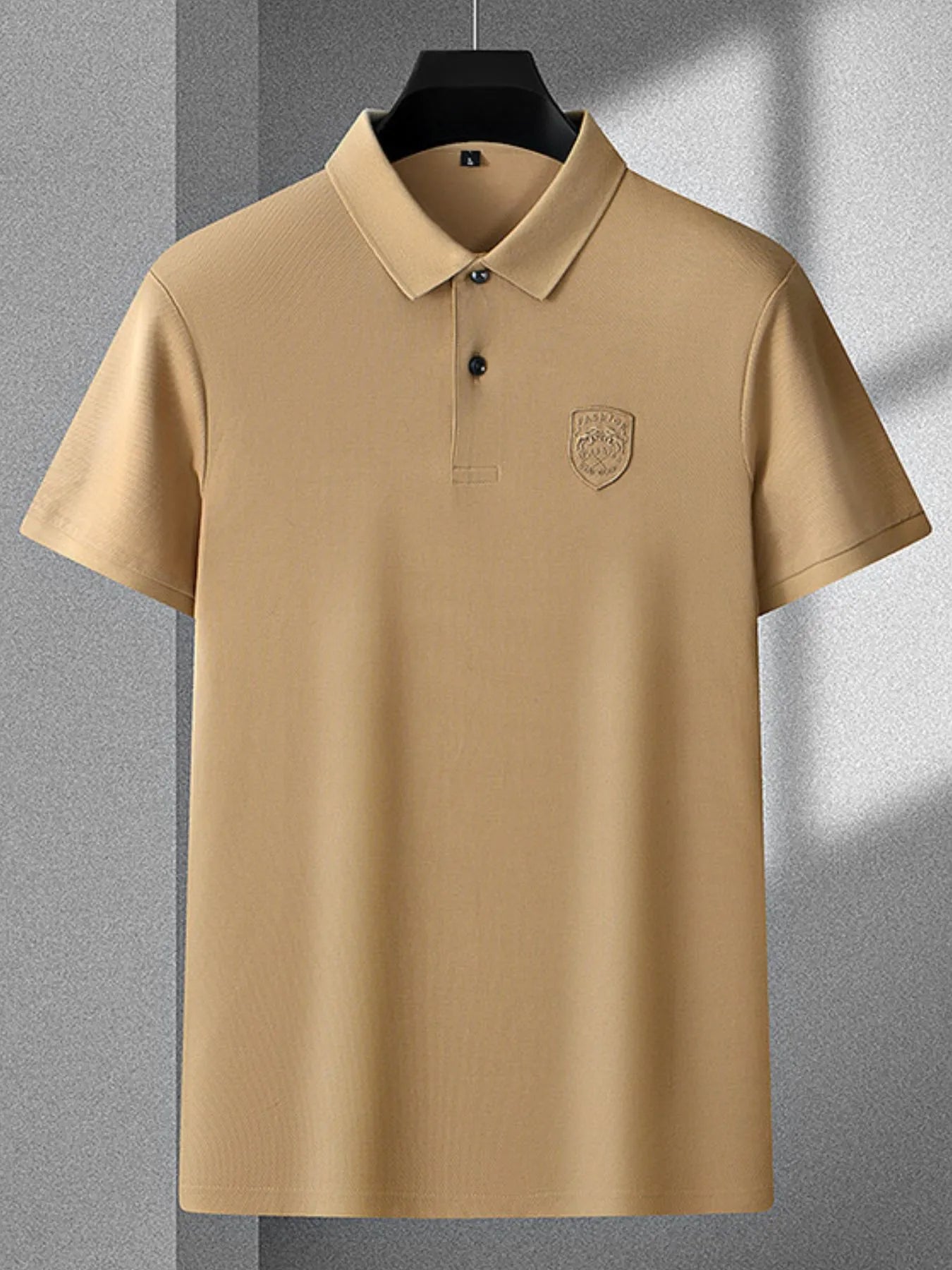 Men's Plus Size Collared Neck Short Sleeve Polo NicholesGifts