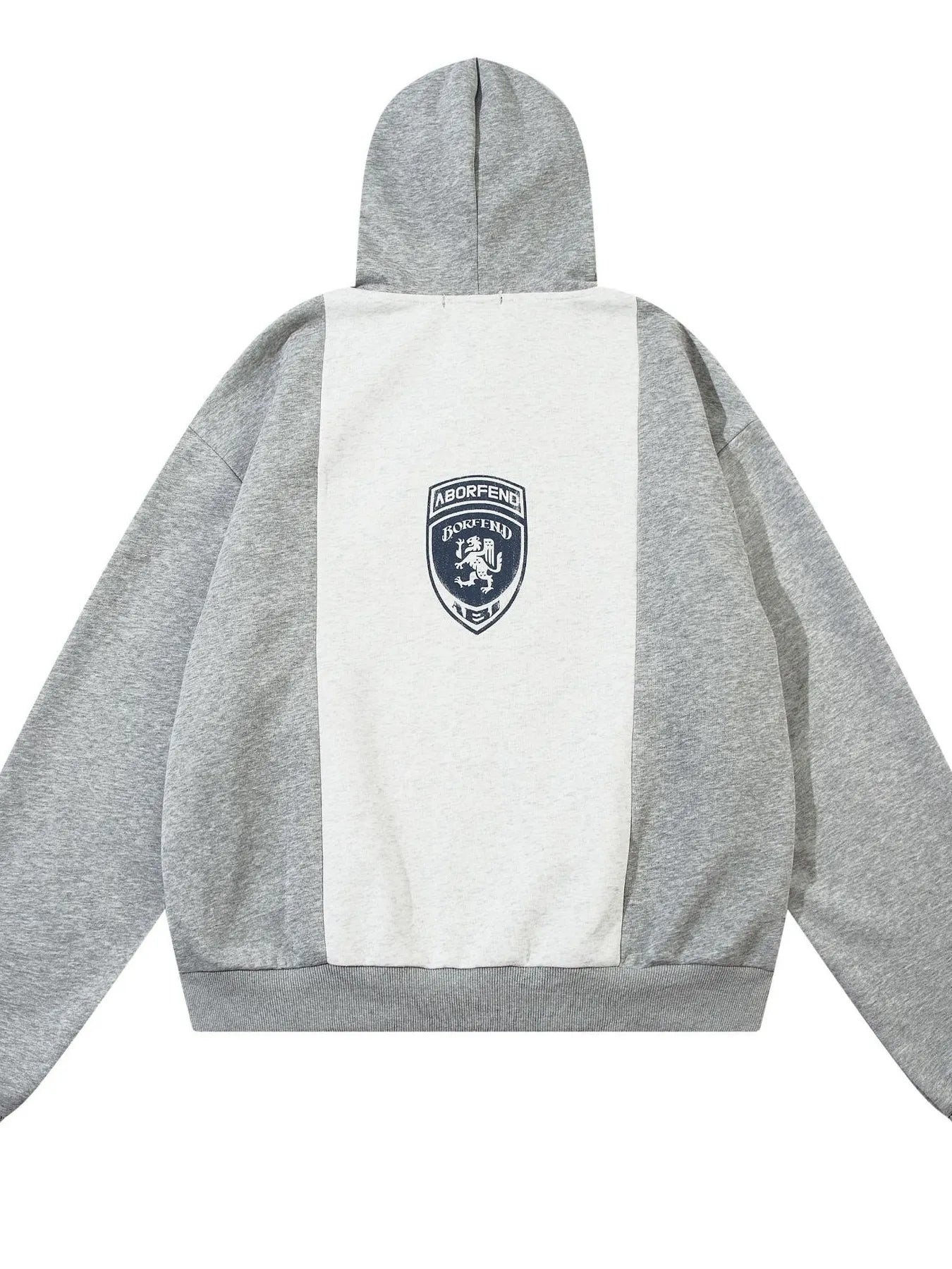 Men's Color Block Letter Graphic Zip-Up Hoodie NicholesGifts