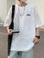 Men's Full Size Round Neck Half Sleeve T-Shirt Plus Size nicholesgifts