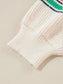 Letter Round Neck Long Sleeve Sweater nicholesgifts