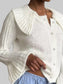 Women Button Up Flare Sleeve Cardigan Sweater nicholesgifts