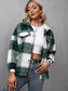 Ivy Lane Plaid Long Sleeve Shirt Jacket nicholesgifts
