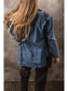 Pocketed Long Sleeve Denim Jacket nicholesgifts