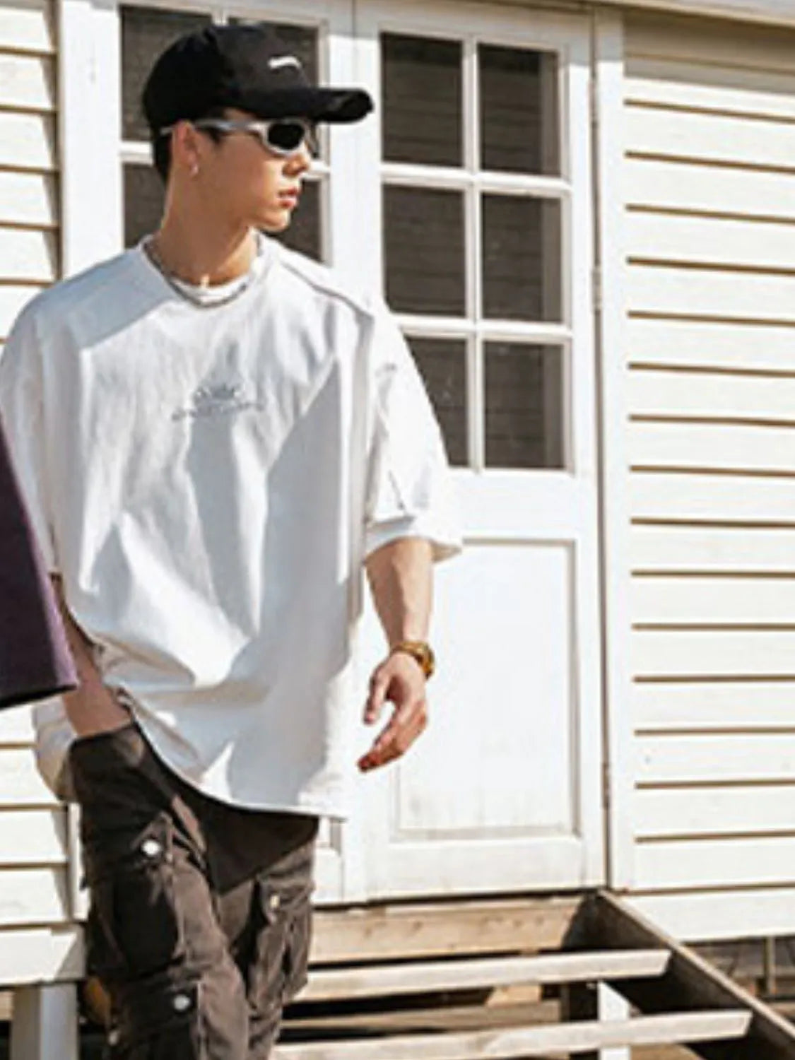 Men's Round Neck Half Sleeve T-Shirt Trendsi