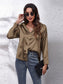 Collared Neck Buttoned Long Sleeve Shirt nicholesgifts