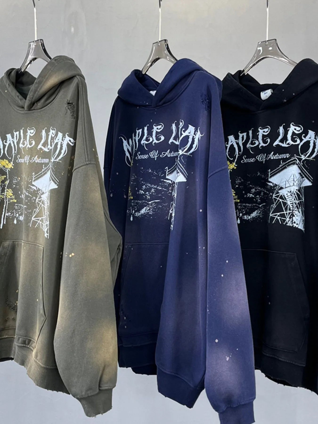 Men's Graphic Long Sleeve Hoodie NicholesGifts