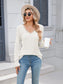 Lace Detail V-Neck Long Sleeve T-Shirt nicholesgifts