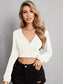 V Neck Crop Top nicholesgifts