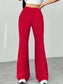Women High Waisted Flare Pants nicholesgifts