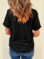 Graphic Round Neck Short Sleeve T-Shirt nicholesgifts