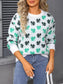 Lucky Clover Crew Neck Sweater nicholesgifts