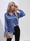 Collared Neck Buttoned Long Sleeve Shirt nicholesgifts