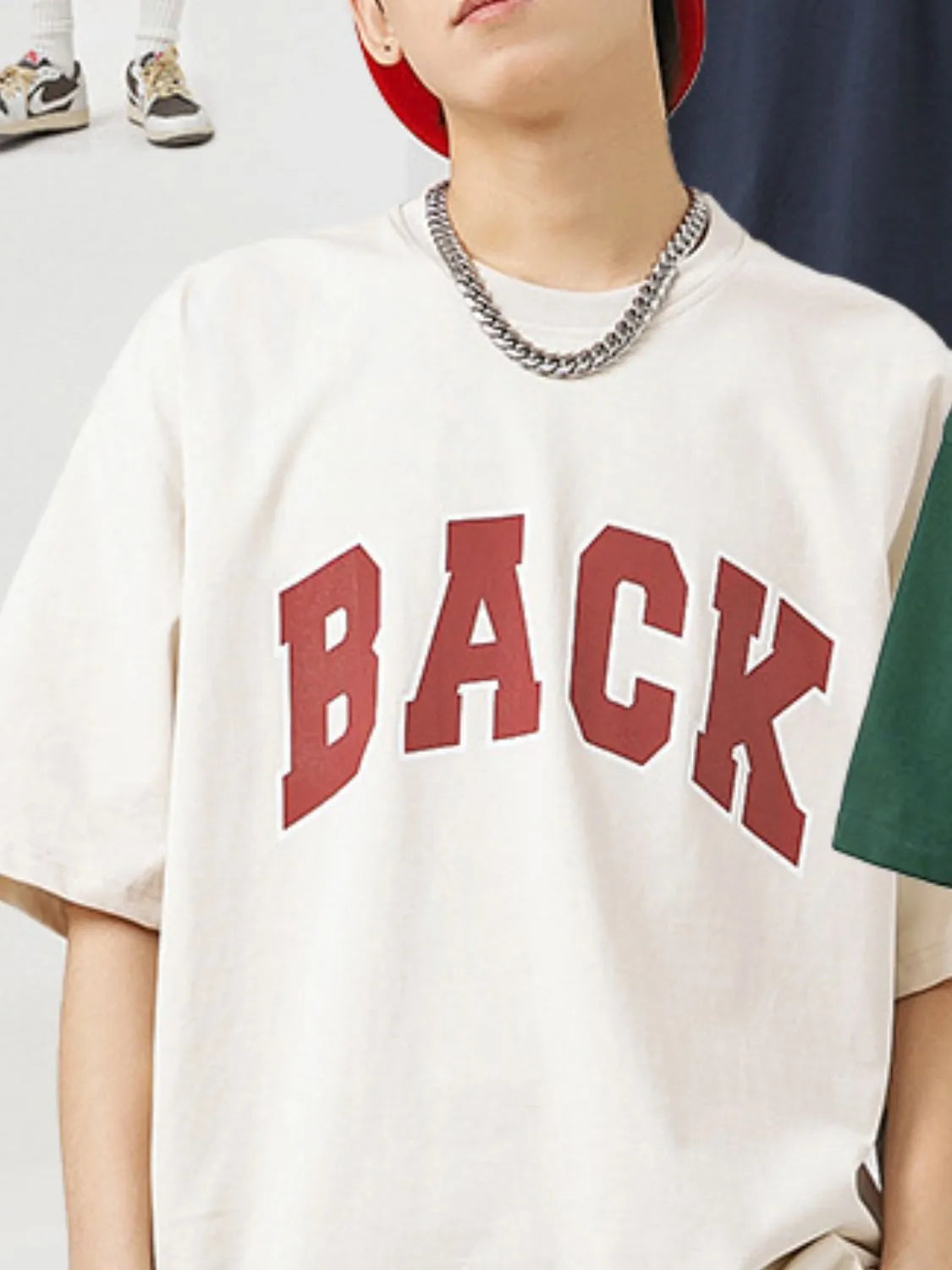 Men's Plus Size Letter Round Neck Half Sleeve T-Shirt NicholesGifts