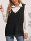 Pocketed V-Neck Sweater Vest nicholesgifts
