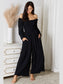 Double Take Square Neck Jumpsuit with Pockets nicholesgifts
