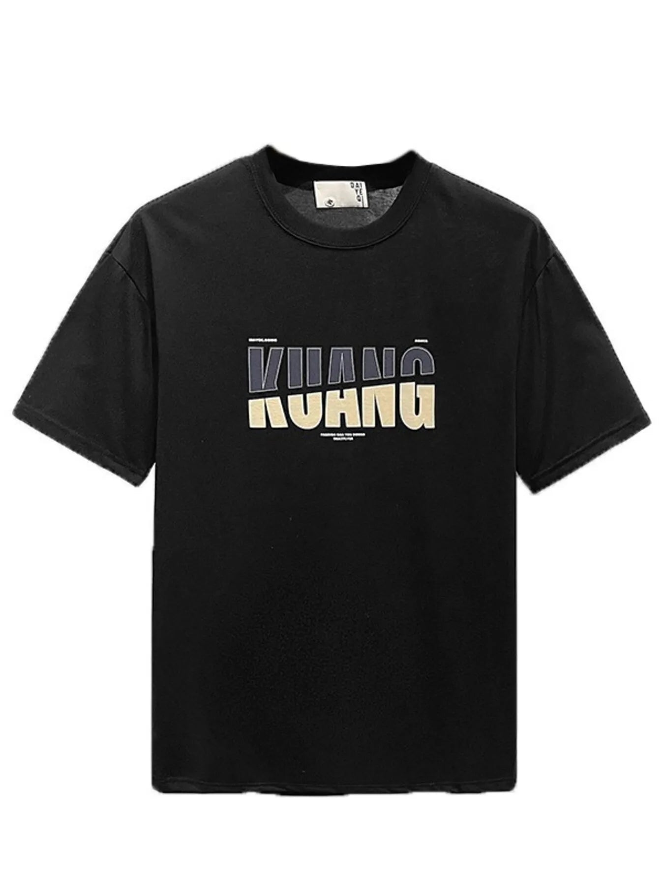 Men's Full Size Letter Round Neck Short Sleeve T-Shirt Plus Size NicholesGifts