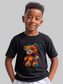Boys Multicolor Teddy Bear Short Sleeve T-Shirt nicholesgifts