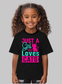 Girls Just A Girl Who Love Cats Short Sleeve Summer T-Shirt