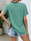 Easter Bunny Graphic Round Neck T-Shirt nicholesgifts