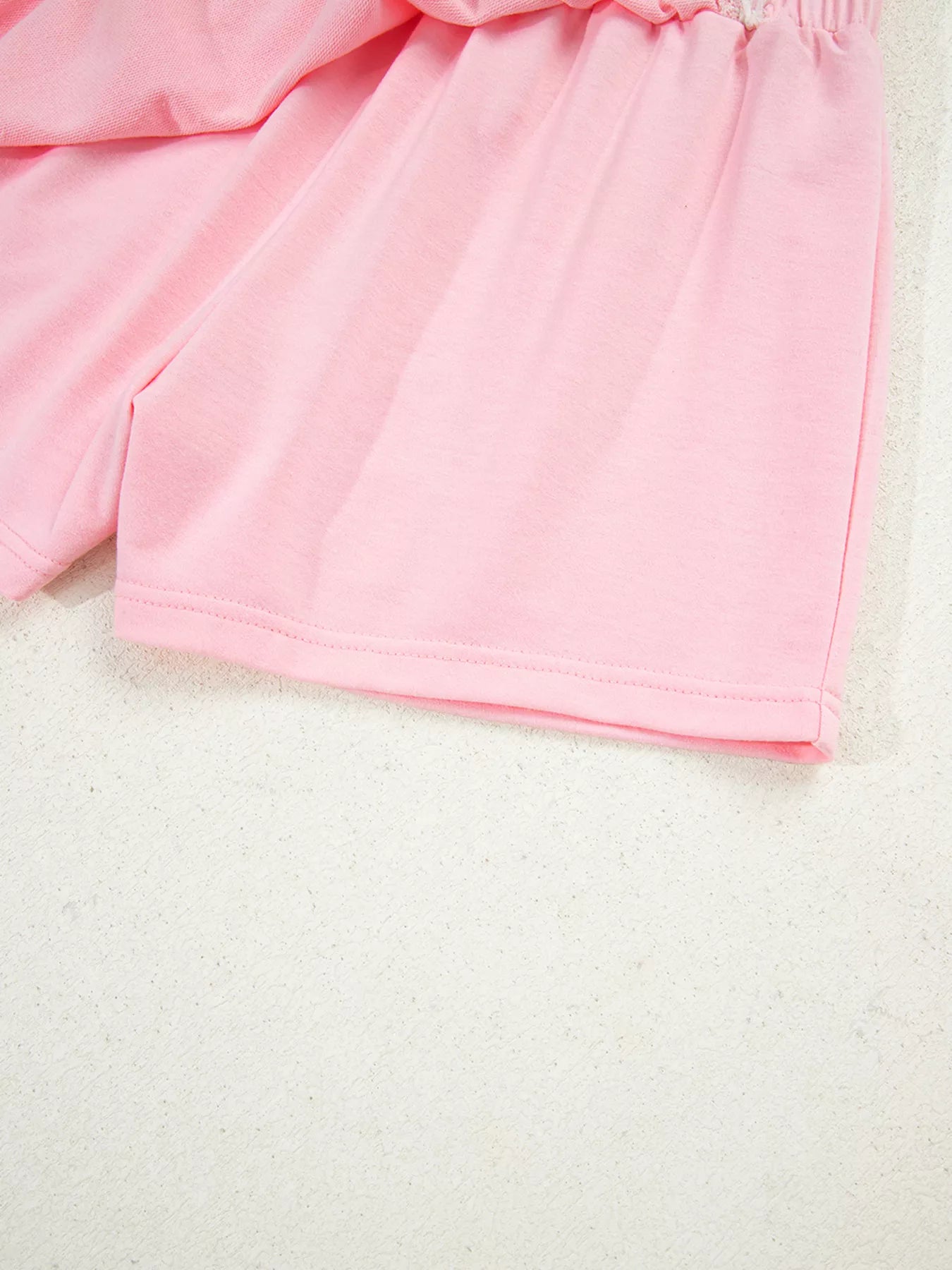 Peter Pan Lace Embellished Neck Sweatshirt and Skirt Two Piece Set NicholesGifts