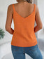 Openwork Scoop Neck Knit Vest nicholesgifts