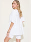 WomeBasic Bae Full Size V-Neck Drop Shoulder Short Sleeve T-Shirt and Shorts Set nicholesgifts