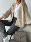 Open Front Dropped Shoulder Cardigan nicholesgifts