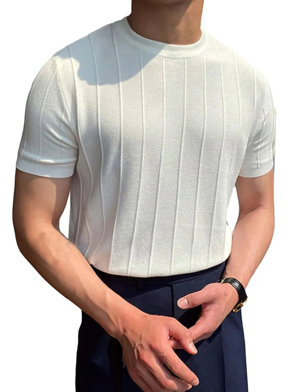 Men's Full Size Round Neck Short Sleeve T-Shirt Plus Size NicholesGifts