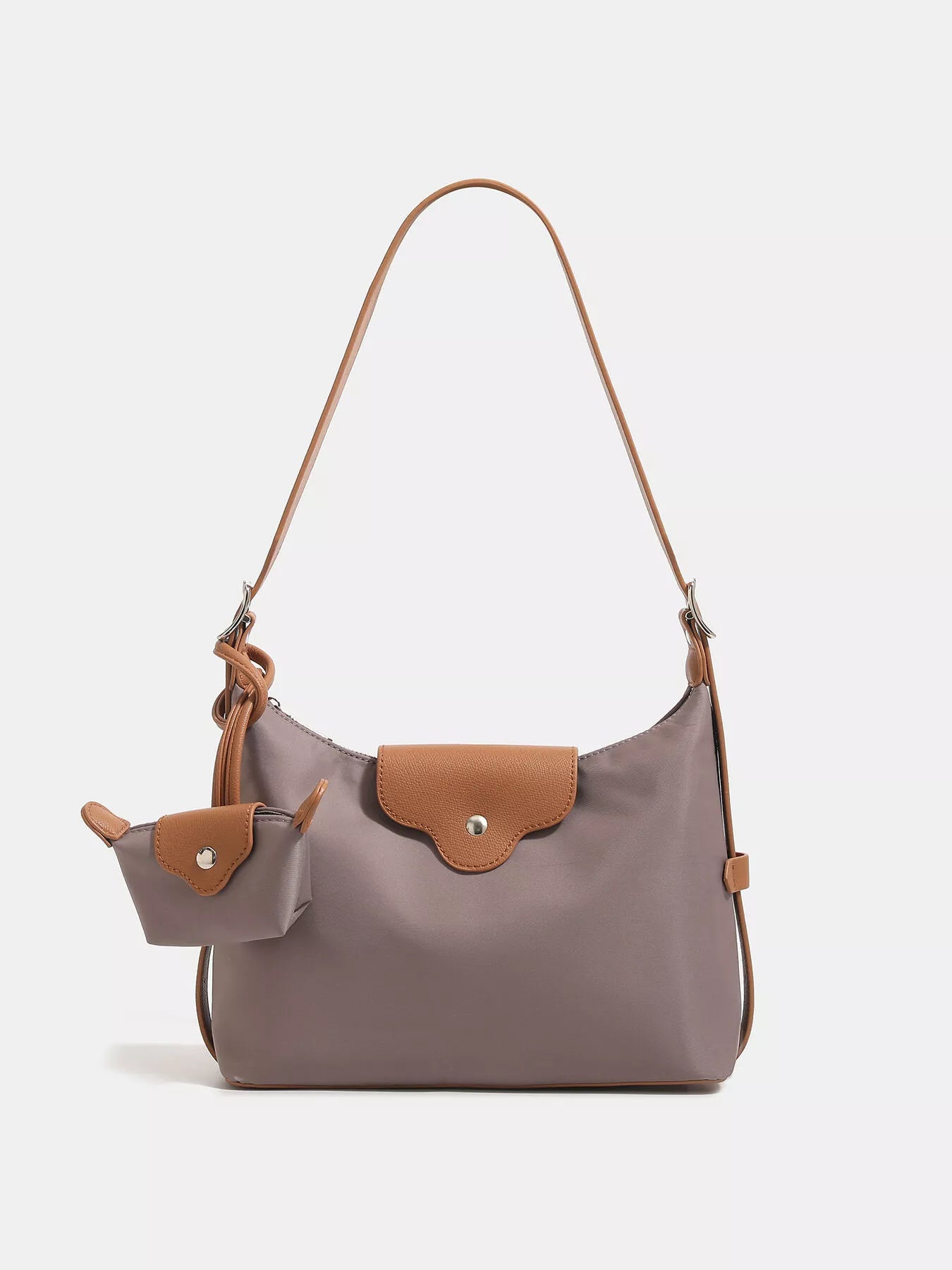 Nylon Hobo Shoulder Bag with Coin Purse nicholesgifts