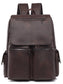 Leather Flapover Backpack Bag nicholesgifts