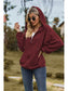 NicholesGifts Women Cable-Knit Long Sleeve Hooded Jacket nicholesgifts