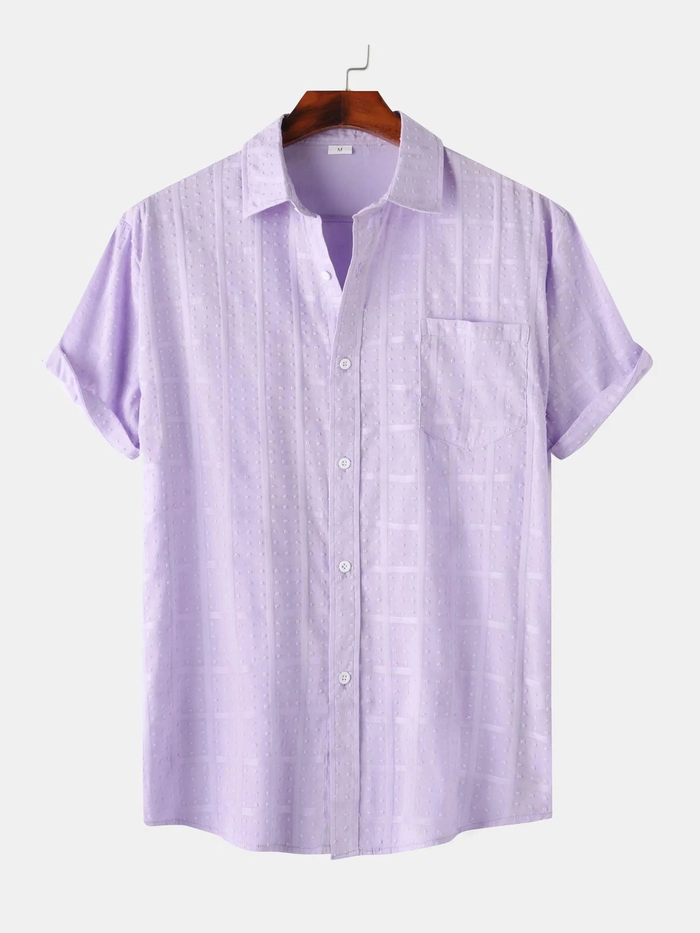 Men's Casual Short Sleeve Button Down Shirt NicholesGifts