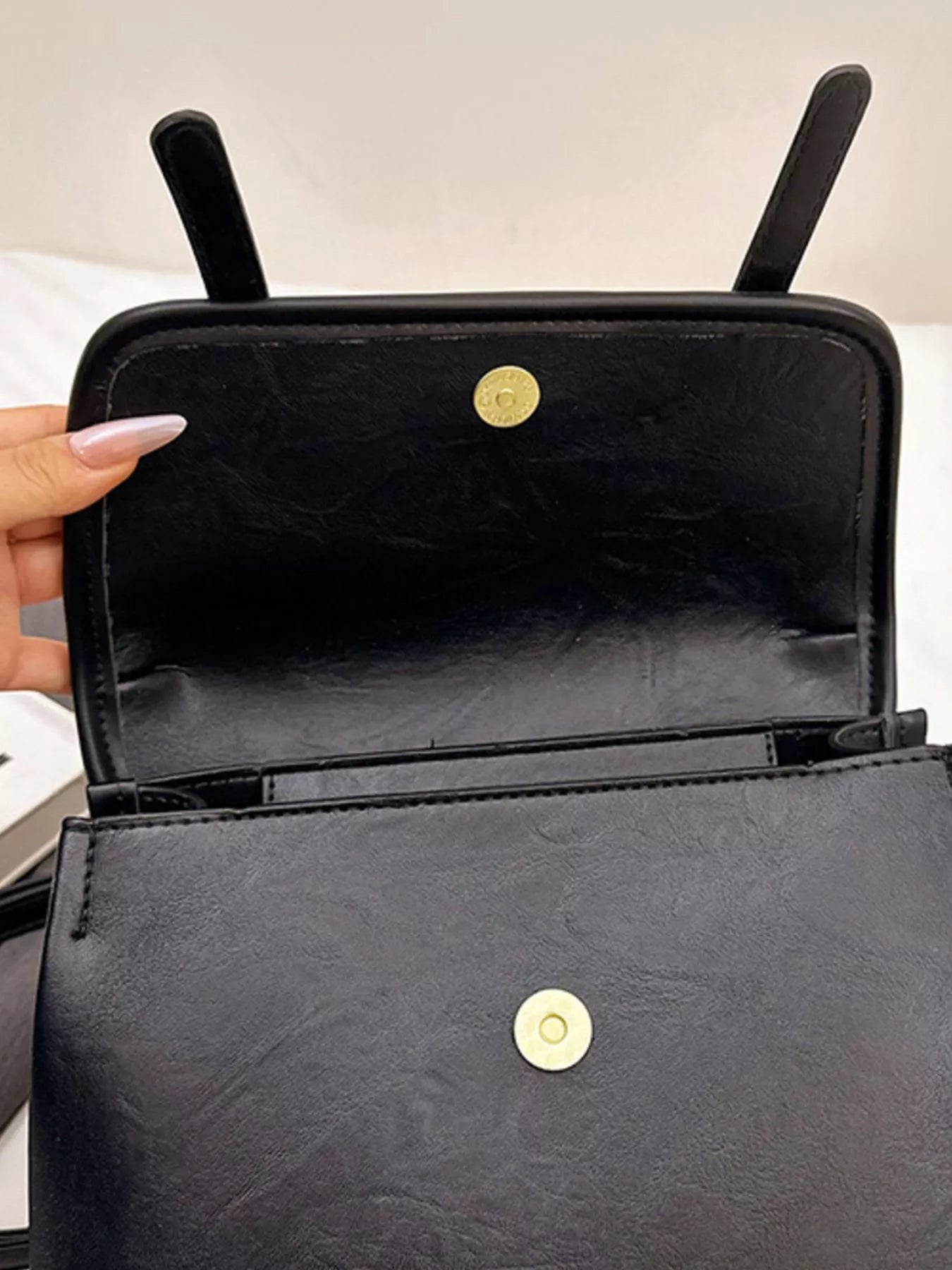 Leather Flap Backpack Bag nicholesgifts