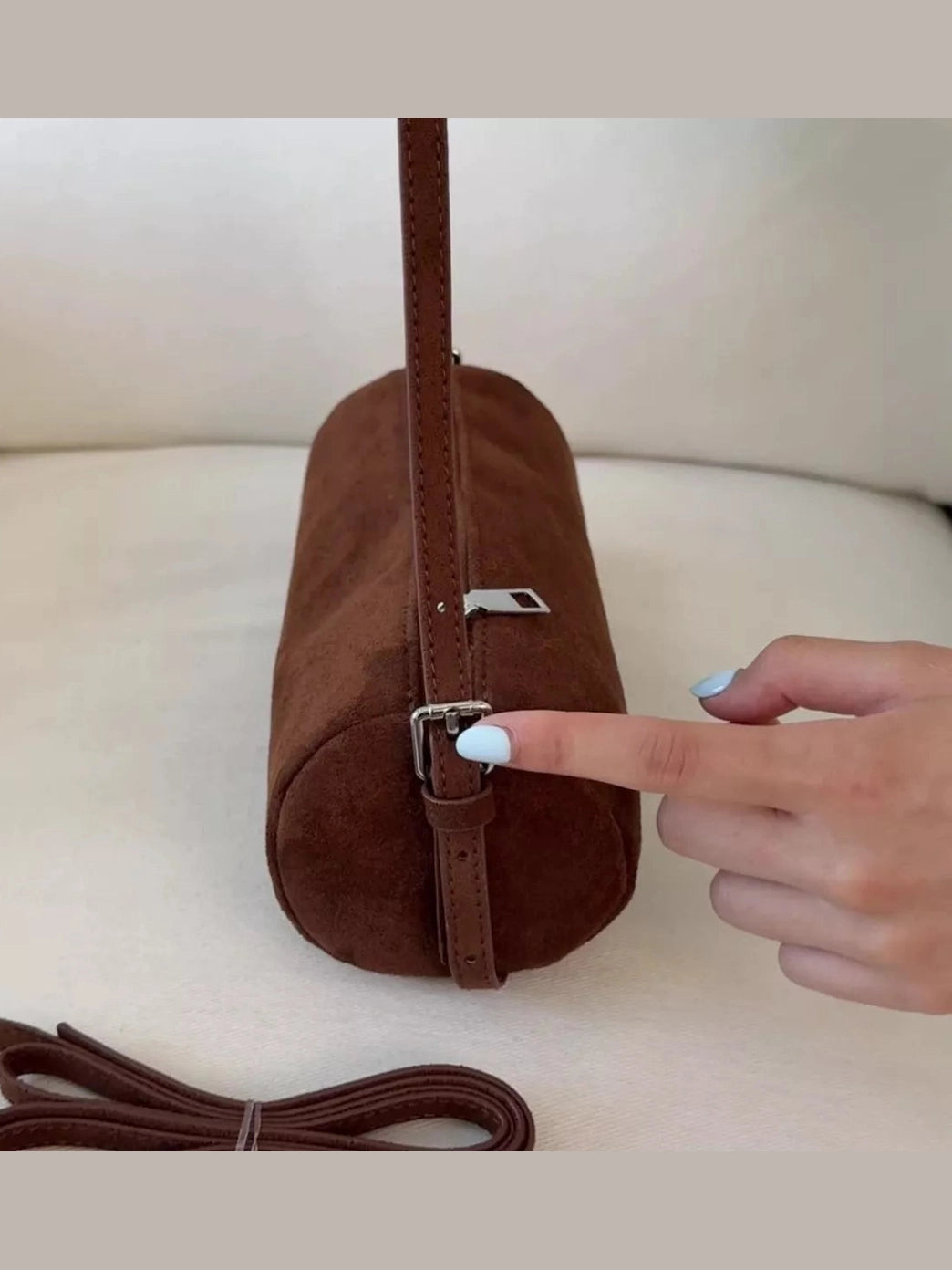 Retro Cylinder Shoulder Bag nicholesgifts
