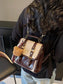 Vintage Style Buckle Backpack Bag nicholesgifts